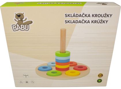 BABU - Hra věž s kroužky