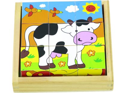 BABU - Kostky kravička 9 ks