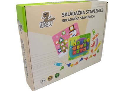 BABU - Logická dřevěná stavebnice DUHA