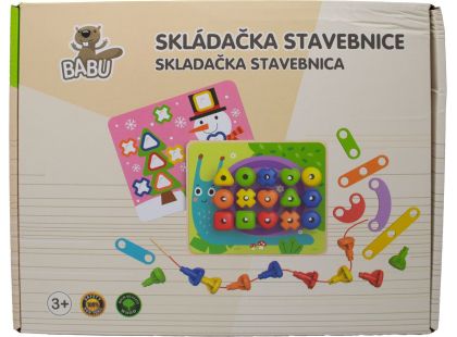 BABU - Logická dřevěná stavebnice DUHA