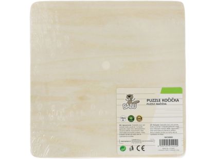 BABU - Ručně vyráběné puzzle - Kočička