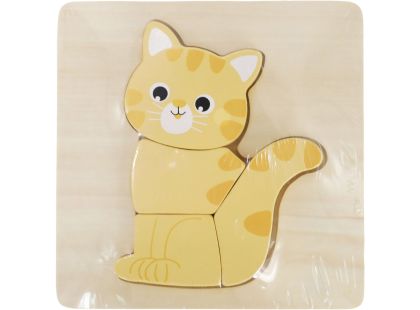 BABU - Ručně vyráběné puzzle - Kočička