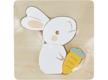 BABU - Ručně vyráběné puzzle - Králíček
