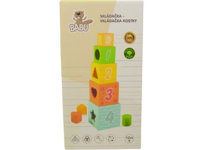 Babu Skládačka - vkládačka kostky