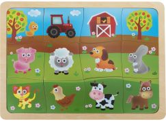 BABU Dětské puzzle se zvířátky z farmy