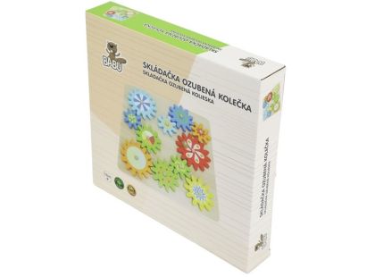 Babu Dřevěná hra s ozubenými kolečky