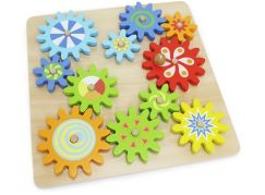 Babu Dřevěná hra s ozubenými kolečky