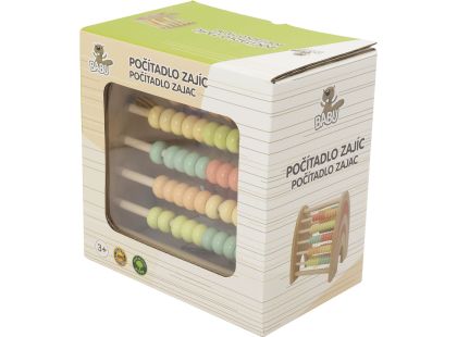 BABU Dřevěné Edukativní počítadlo