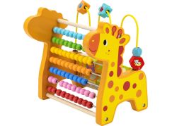 Babu Dřevěné počítadlo pro děti žirafa