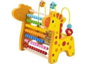 Babu Dřevěné počítadlo pro děti žirafa