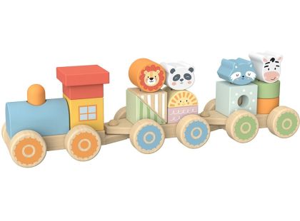 Babu Dřevěný vláček safari