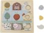 BABU Edukativní puzzle Farma - 12 dílků 2