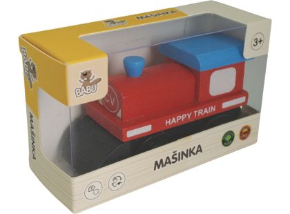 BABU vláčky - Mašinka červená