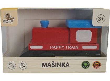 BABU vláčky - Mašinka červená