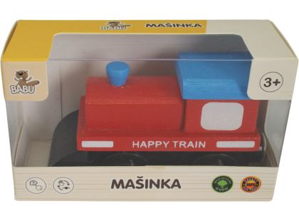 BABU vláčky - Mašinka červená