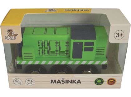 BABU vláčky - Mašinka sv.zelená