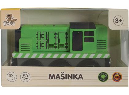 BABU vláčky - Mašinka sv.zelená