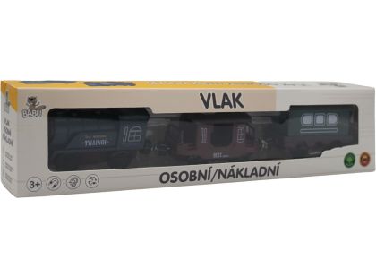 BABU vláčky - Parní osobní lokomotiva s vagóny na baterie