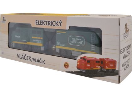 Babu vláčky Elektrický vláček zelený set 2 ks