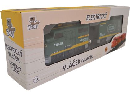 Babu vláčky Elektrický vláček zelený set 2 ks