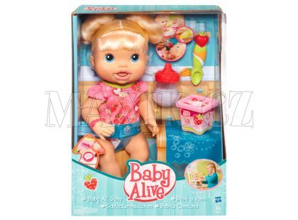 Baby Alive Hladová panenka s mlíčkem a jogurtem Hasbro