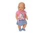 Baby Born Džínové oblečení - Růžové tričko 2