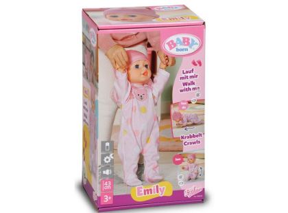 Zapf BABY born Emily se učí chodit 43 cm