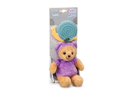 BABY born for babies Medvídek Teddy borůvka 18 cm