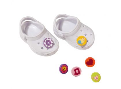 Baby Born Gumové sandálky - Bílá