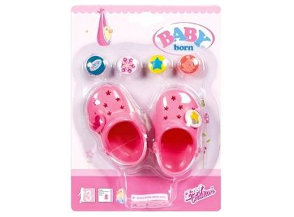 Baby Born Gumové sandálky - Růžová světlá