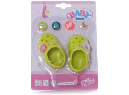 Baby Born Gumové sandálky - Žlutozelená
