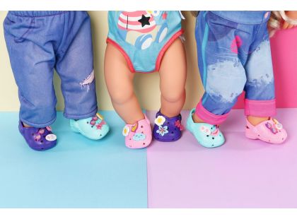 BABY born Gumové sandálky 43 cm tmavě modré