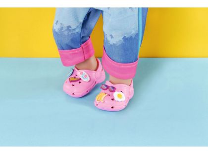 BABY born Gumové sandálky 43 cm růžové