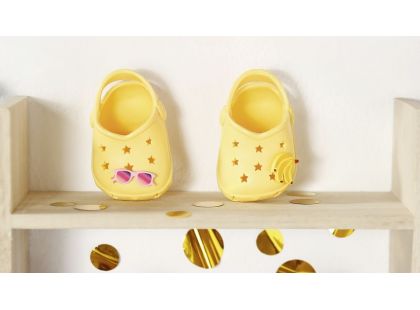 BABY born Gumové sandálky, 4 druhy, 43 cm žluté