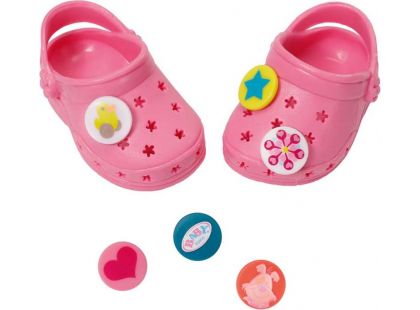 Baby Born Gumové sandály - Růžová světlá