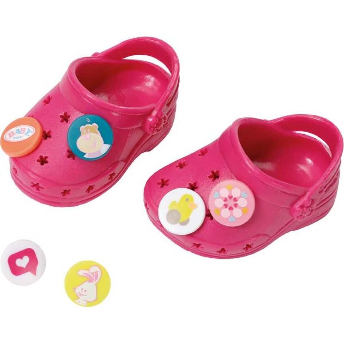 Baby Born Gumové sandály - Růžová tmavá