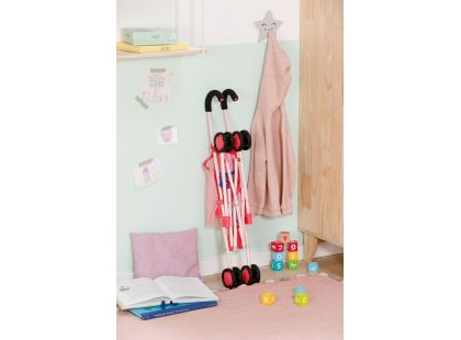 BABY born Kočárek hole se síťkou - růžový