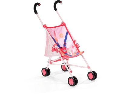 BABY born Kočárek hole se síťkou - růžový