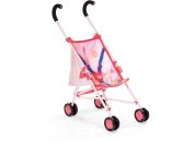 BABY born Kočárek hole se síťkou - růžový