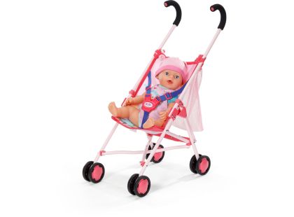 BABY born Kočárek hole se síťkou - růžový