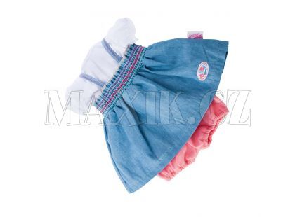 Baby Born Módní oblečení 3 druhy - Modrá