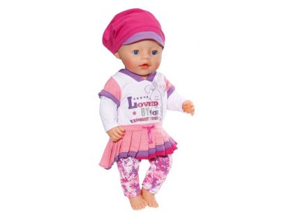 Baby Born Oblečení s čepičkou - Růžová sukně