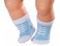 Baby Born Ponožky 2 páry - Modré, tkaničky 2