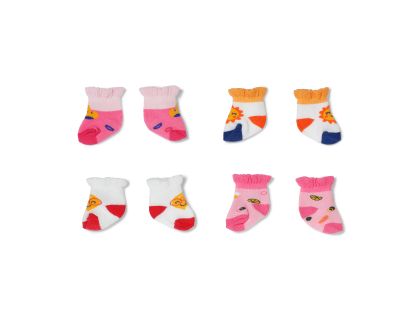 Baby Born Ponožky se vzory (2 páry) 2 druhy 43 cm