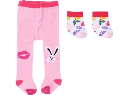 BABY born Punčocháče a ponožky 43 cm růžové