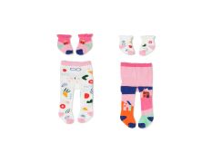 BABY born Punčocháče a ponožky se vzory 2 druhy 43 cm