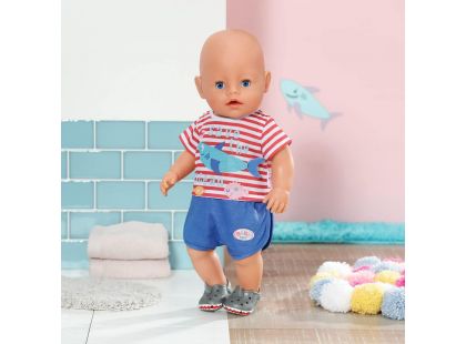 BABY born Pyžamko a bačkůrky, modré, 43 cm