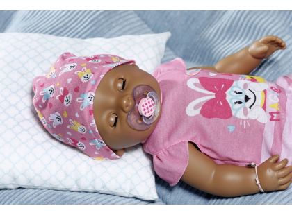 BABY born s kouzelným dudlíkem černoška, 43 cm - Poškozený obal
