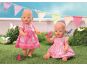 Baby Born Šaty - Tmavě růžové puntíky 3