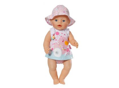 Baby Born Šaty s kloboučkem - Čepička se vzorem